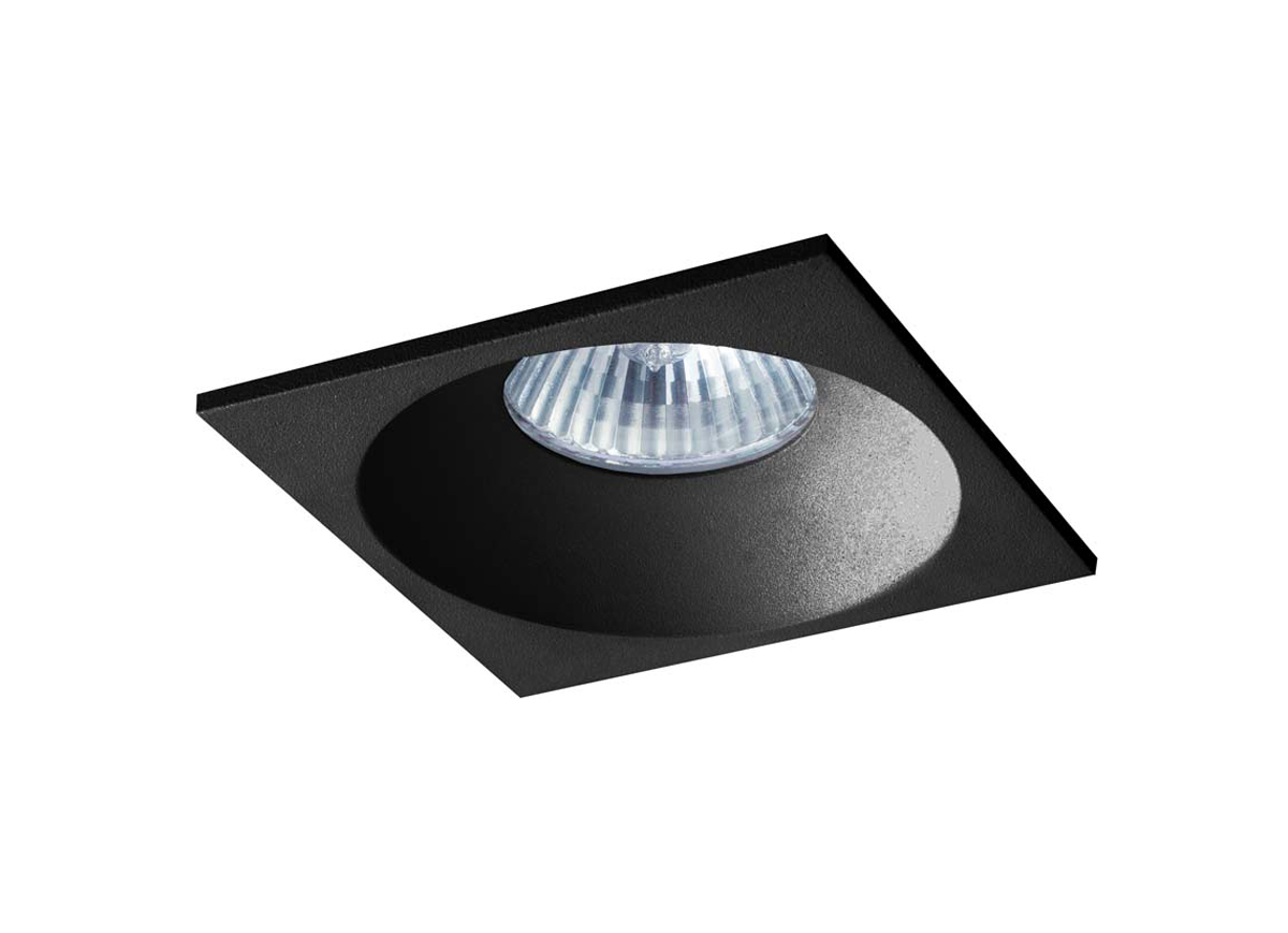 Встраиваемый светодиодный светильник под сменную лампу Donolux DL18412/11WW-SQ Black