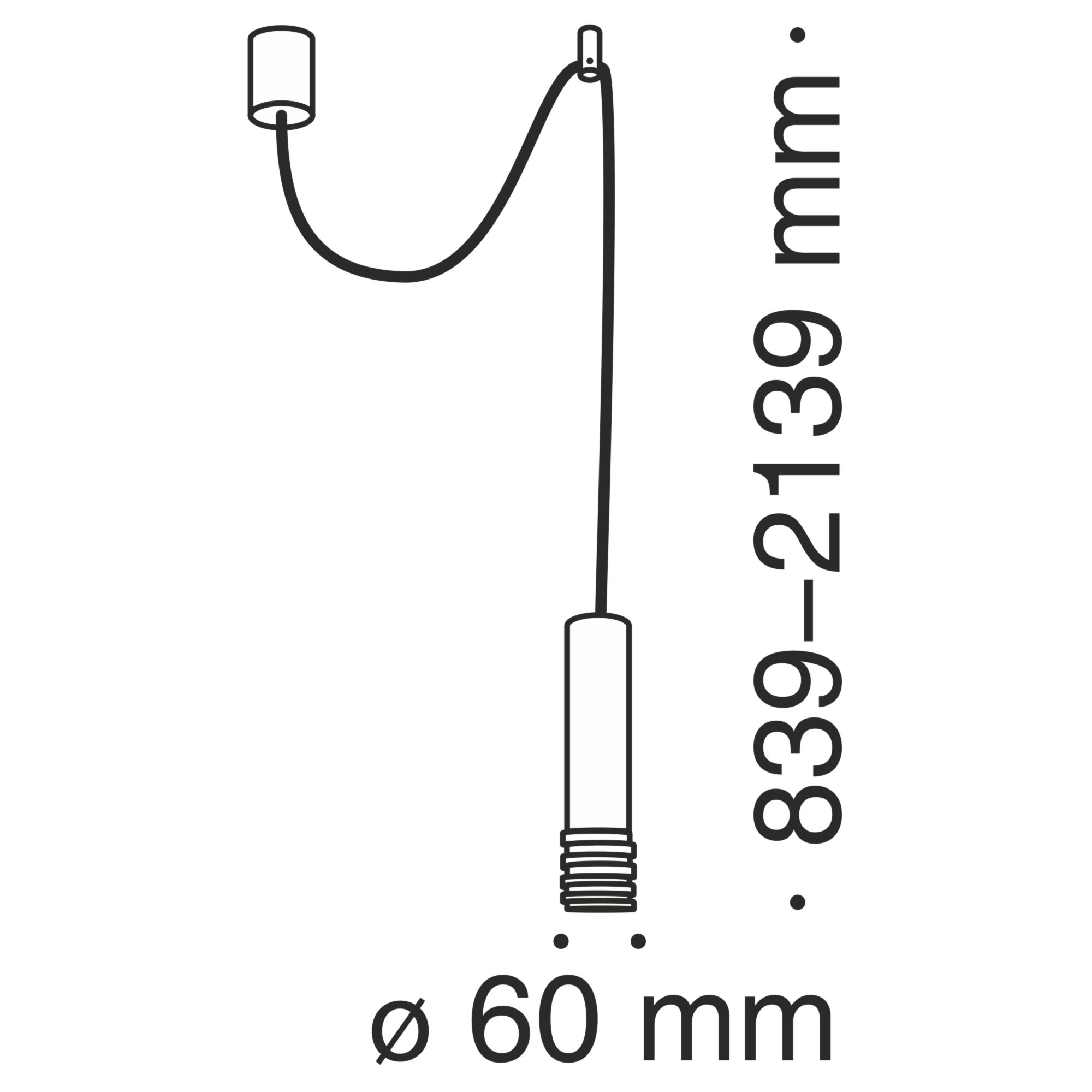 Подвесной светильник Maytoni P025PL-01W