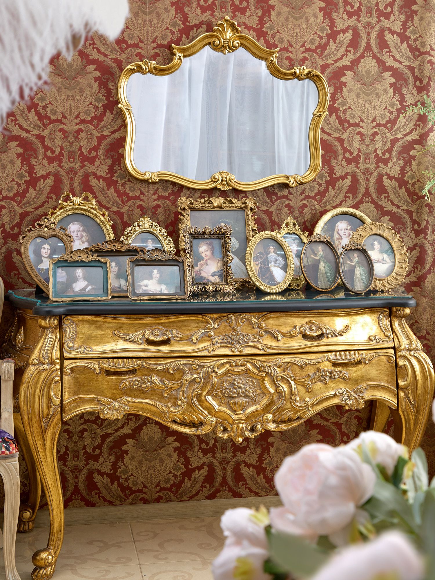 Фоторамка настольно-настенная, под старину Glasar 28-729