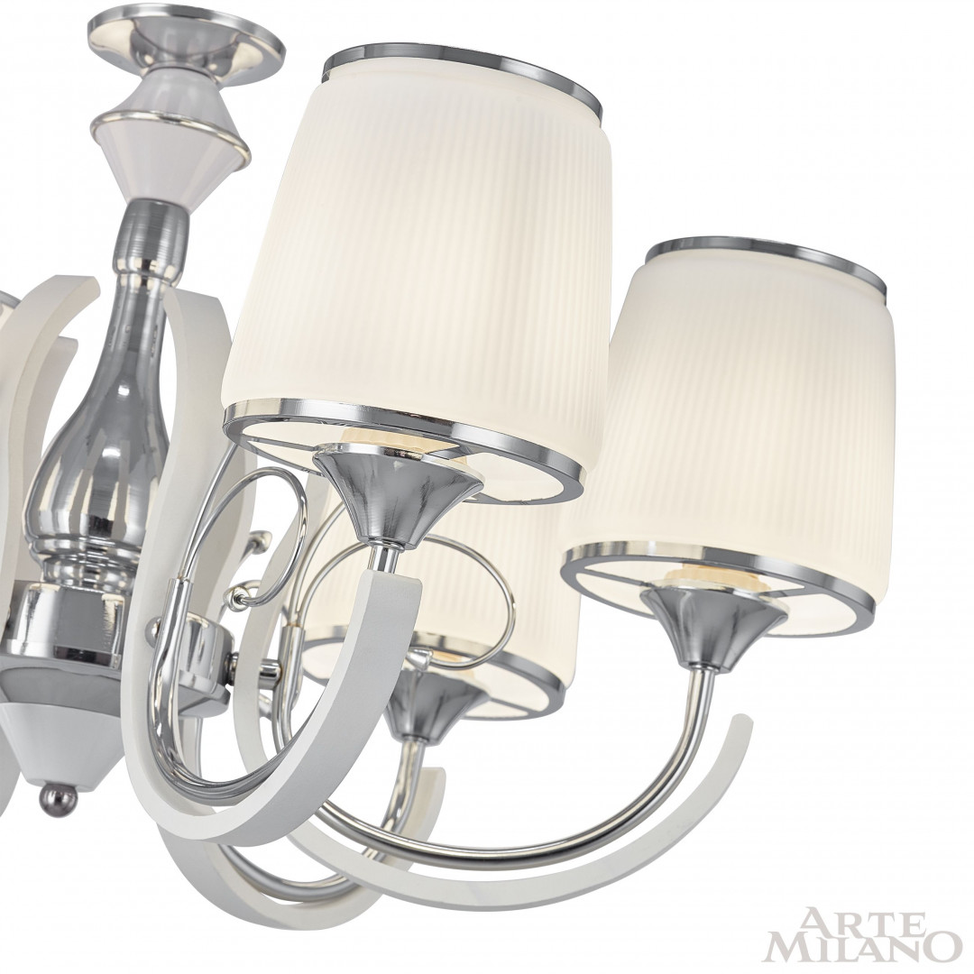 Люстра подвесная с плафонами 309247/8 Wh/Ni Arte Milano