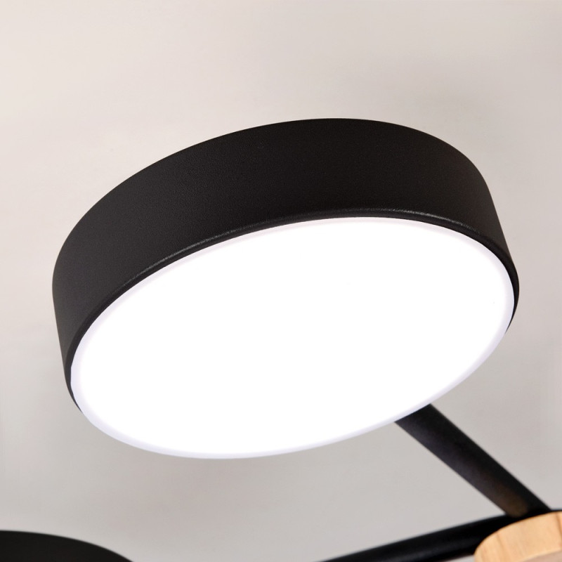 Накладная люстра LED4U L3201-700 BK