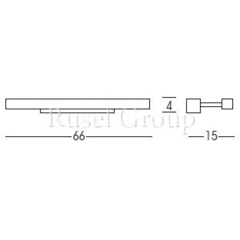Настенный светильник Linea Light Solid 3696