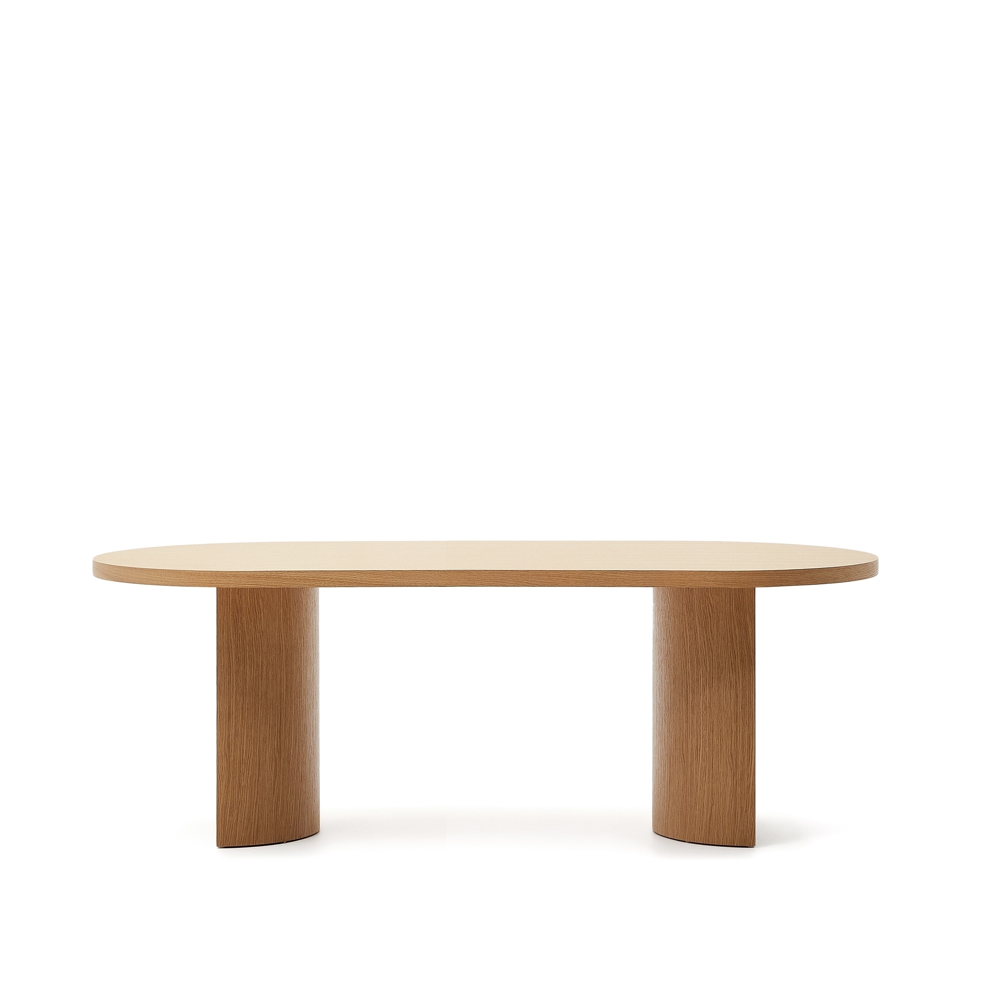 Стол Nealy с дубовым шпоном в натуральной отделке, 200 x 100 см La Forma (ex Julia Grup)