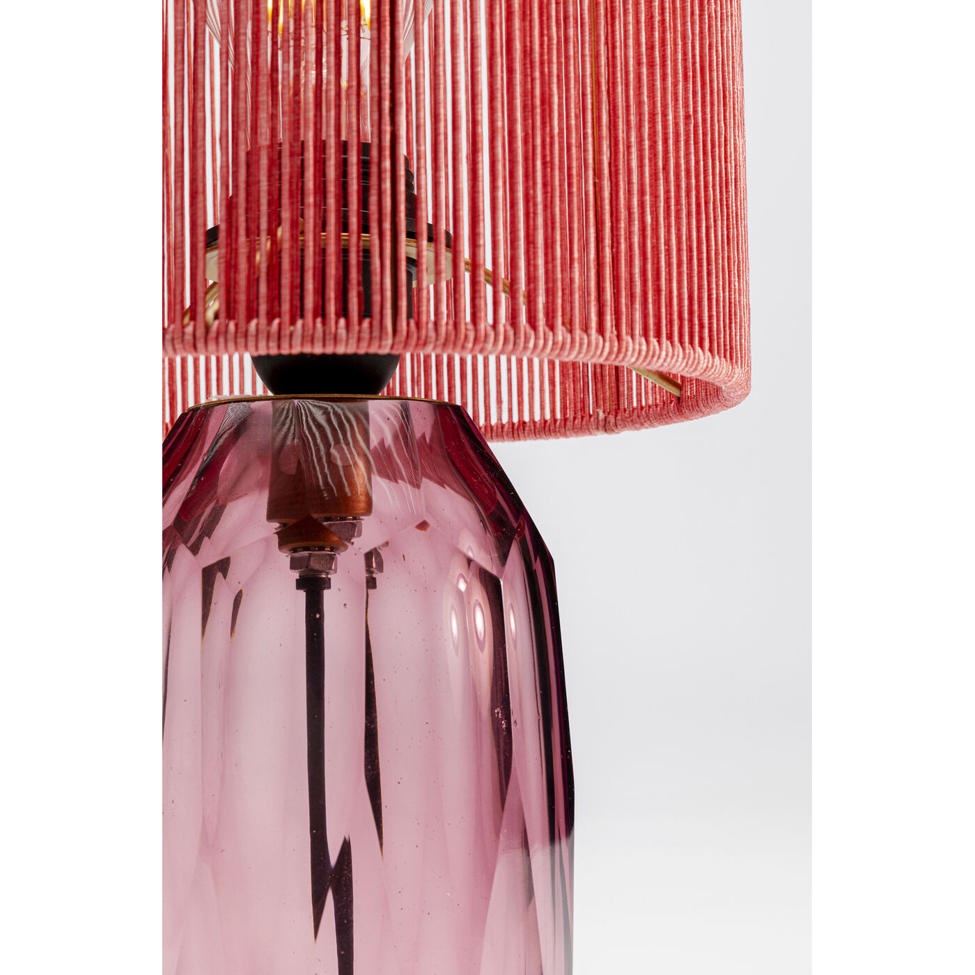 Светильник настольный Veccio Pink 42cm KARE 56476