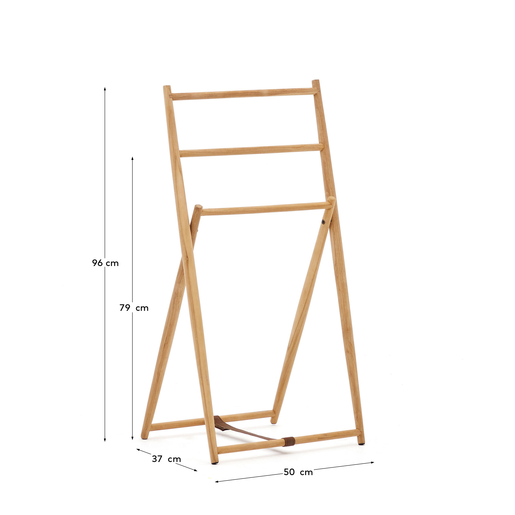 Kenta Вешалка для полотенец  из массива тикового дерева 50 x 95 см La Forma (ex Julia Grup)