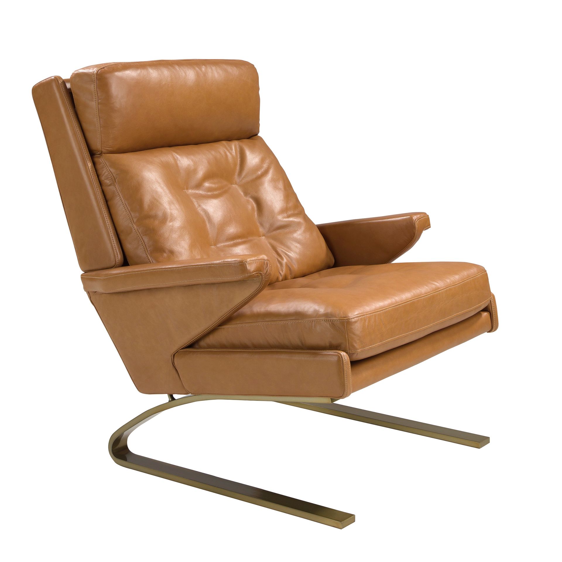 Кресло из кожи цвета Camel 5157 Angel Cerda