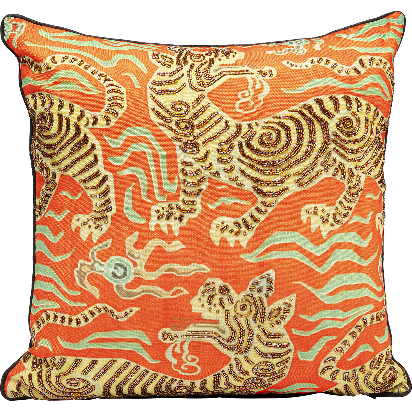 Подушка Tiger Love Red 45x45cm KARE 57272