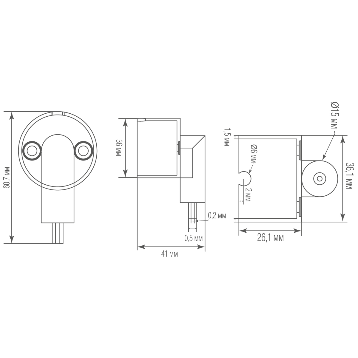 Адаптер с подводом питания илеммнойолодкой для св-ка Donolux Power Connector DL20651 B1