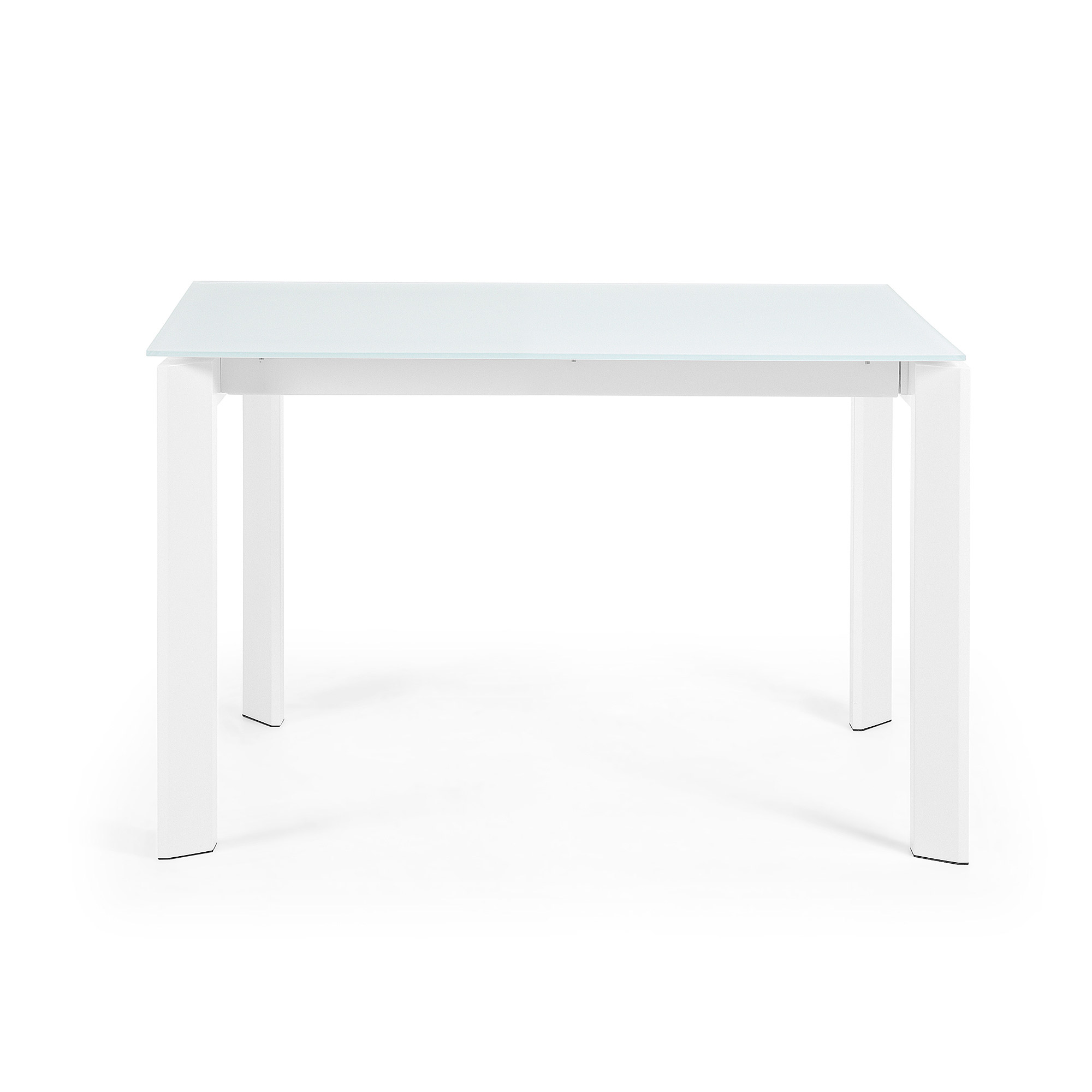 Стол обеденный Atta 120(180)x80 белое стекло La Forma (ex Julia Grup)