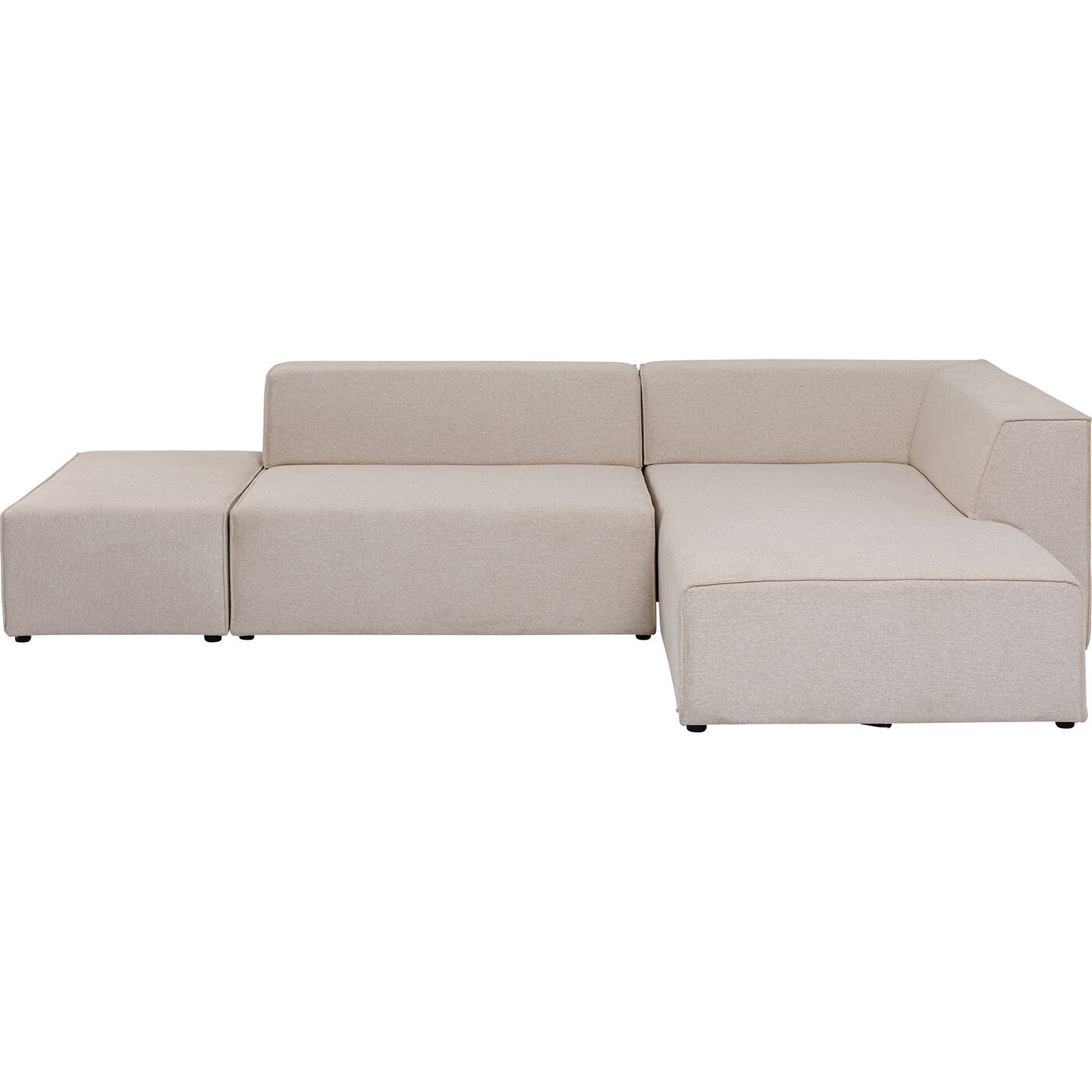 Диван угловой левосторонний Infinity Ottomane Creme Right KARE 85494