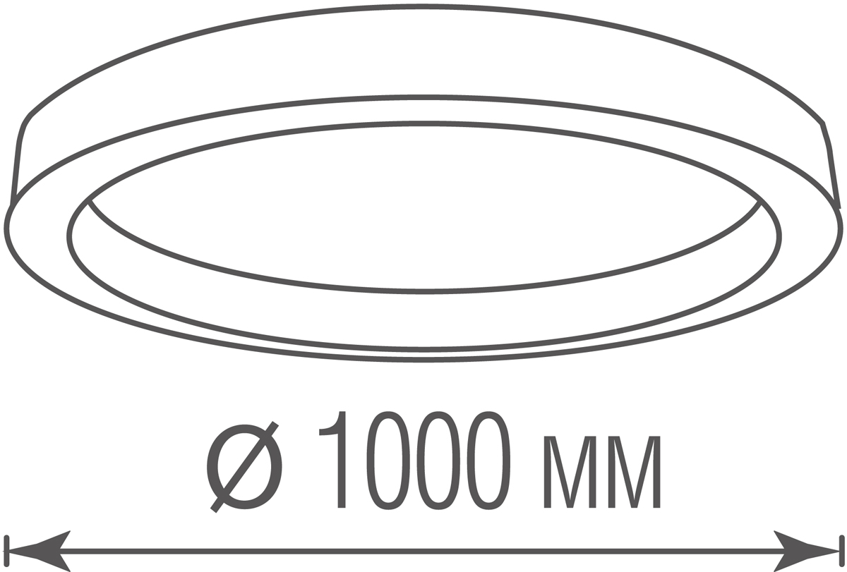 Накладной светодиодный светильник Donolux DL1000C90NW Black