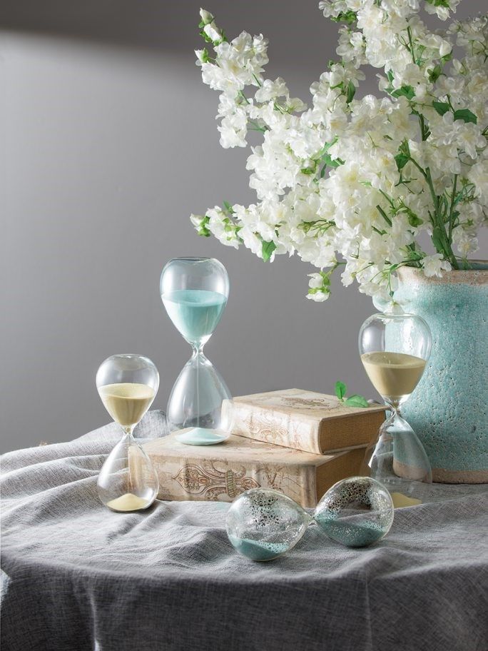 Декоративное изделие Песочные часы Glasar 73229-JADE