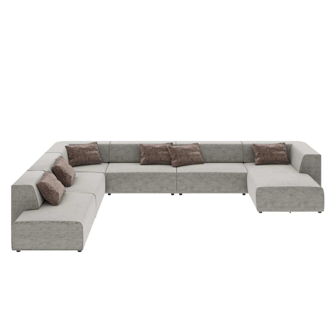 Мягкая зона Infinity Miami Grey 417 см KARE 86053