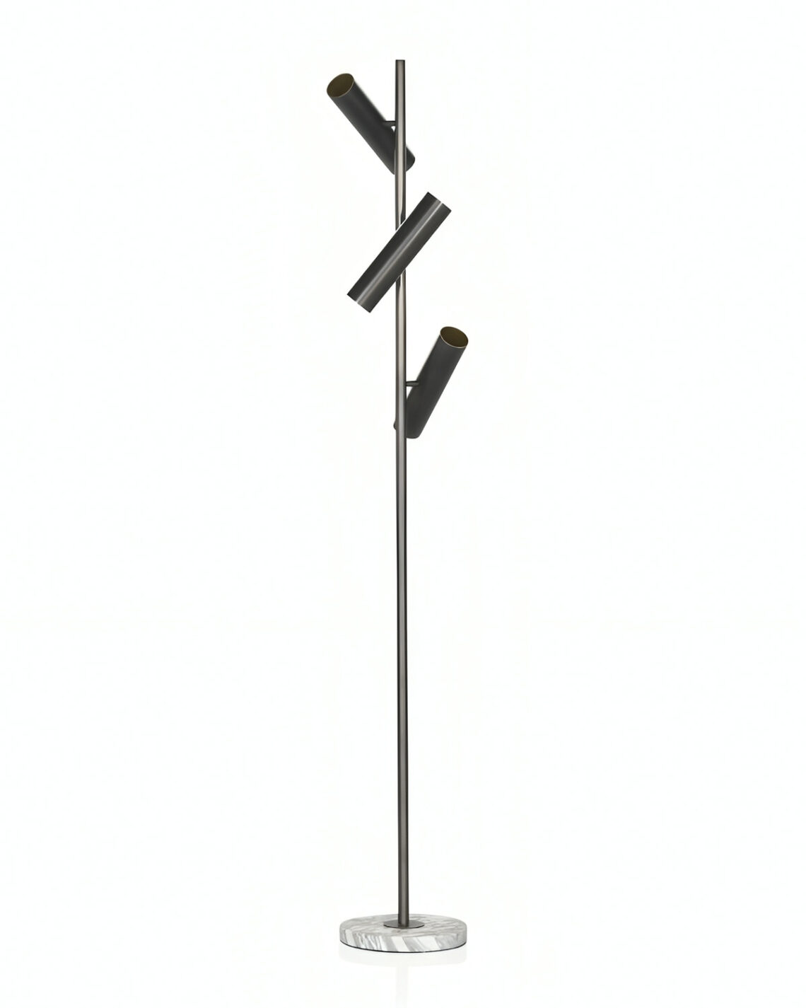 Чёрная напольная лампа Брикс Louvre Home P2592FA