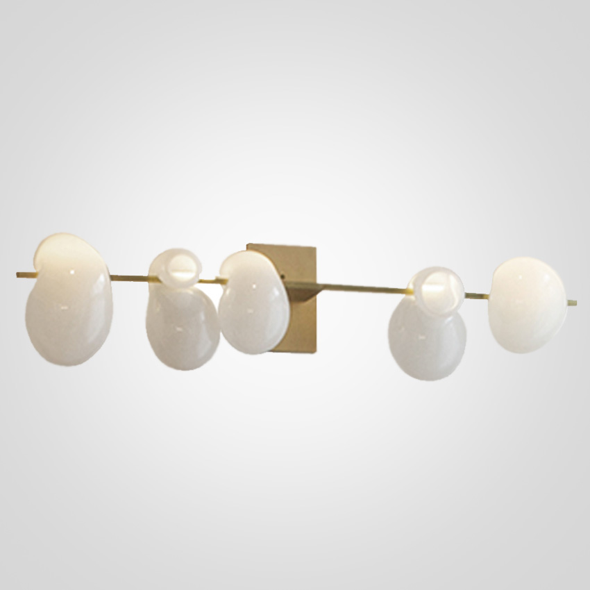 Бра White glass trap 5 Wall Lamp by ImperiumLoft