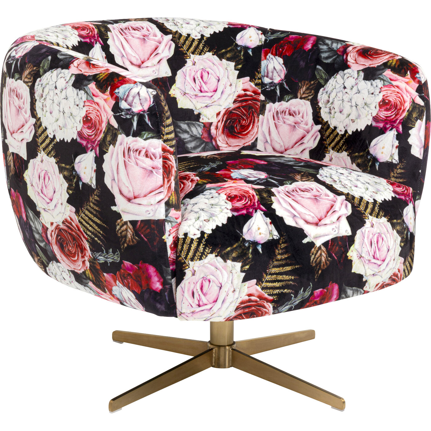 Кресло вращающееся Peony Roses KARE 71057