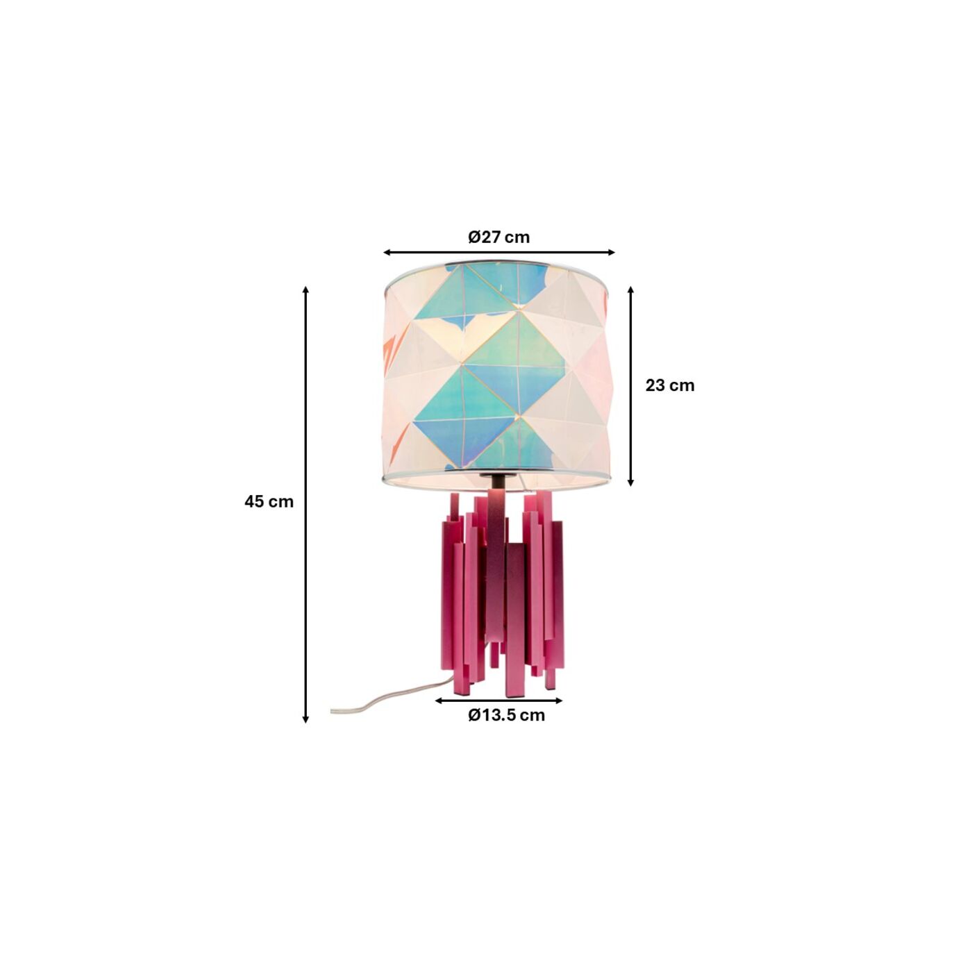 Светильник настольный Coachella Colore 45cm KARE 56655