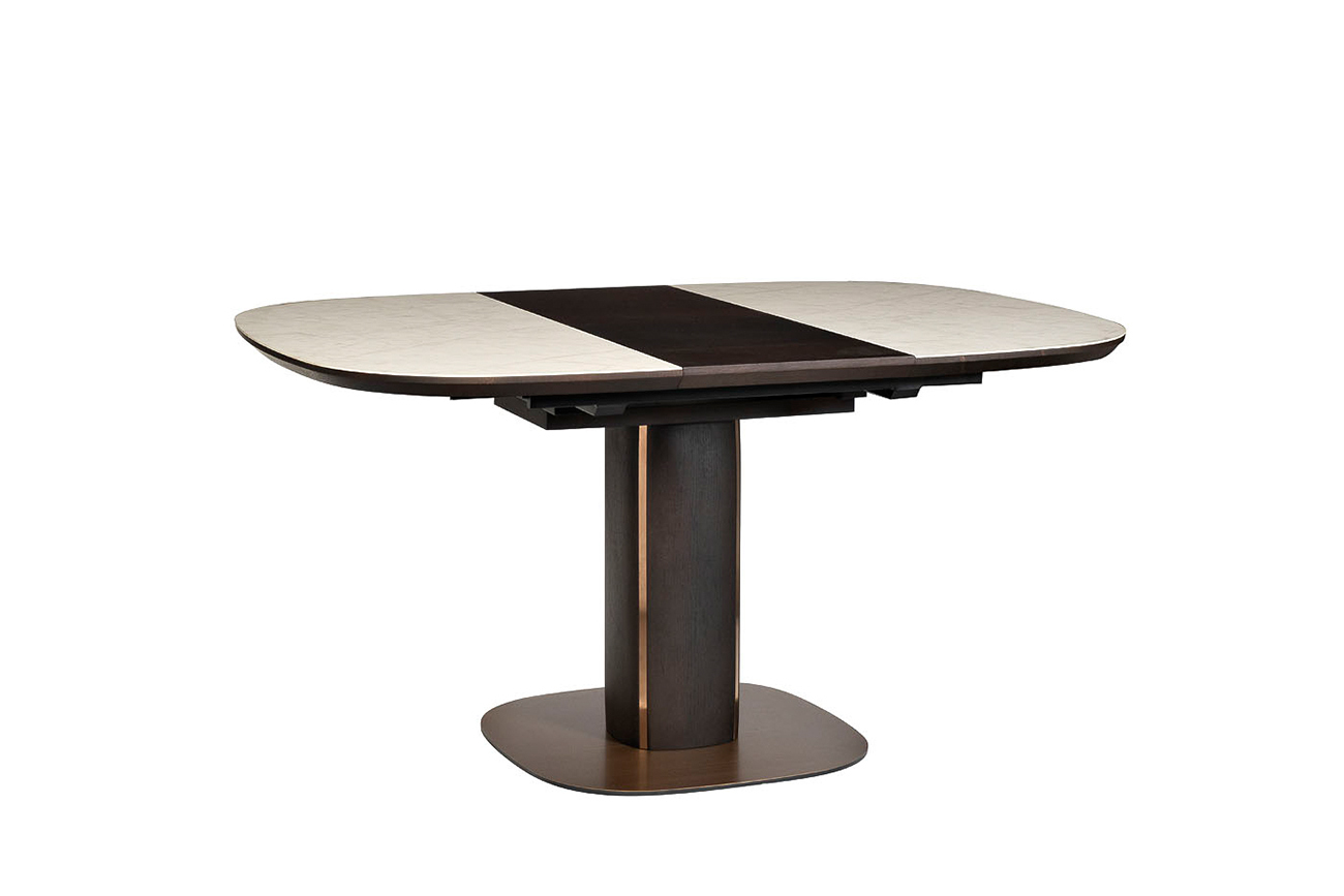 Стол обеденный раскладной с керамической вставкой Garda Decor 77IP-DT877-1