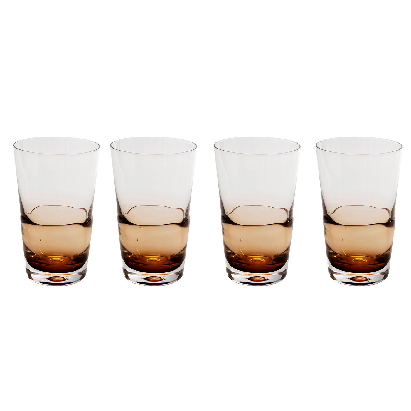 Стакан Mimi Amber 14cm (4/part) KARE 46936