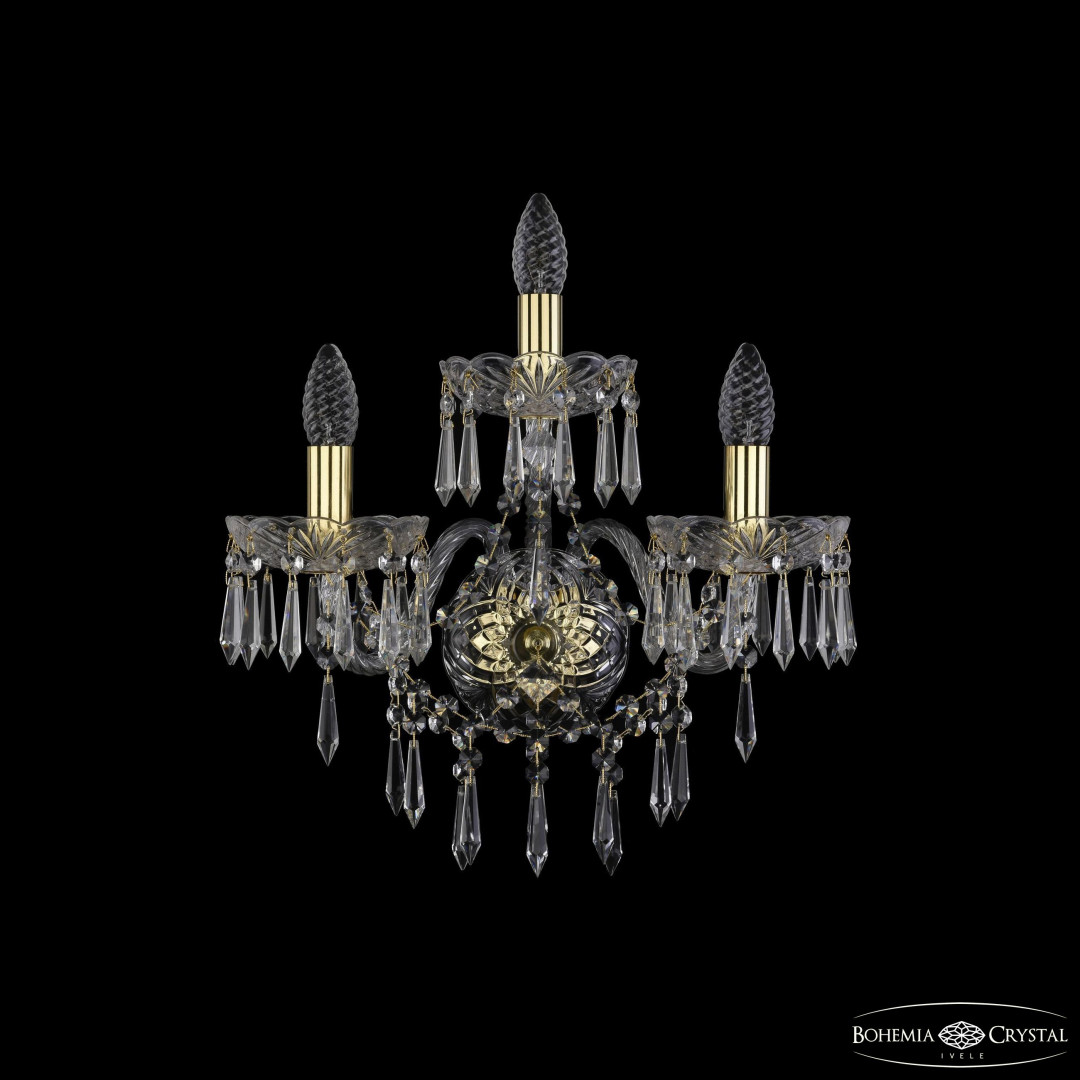 Бра хрустальные 1403B/2+1/160/XL G