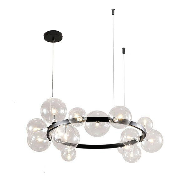 Люстра Delight Collection 8828P/S black/clear