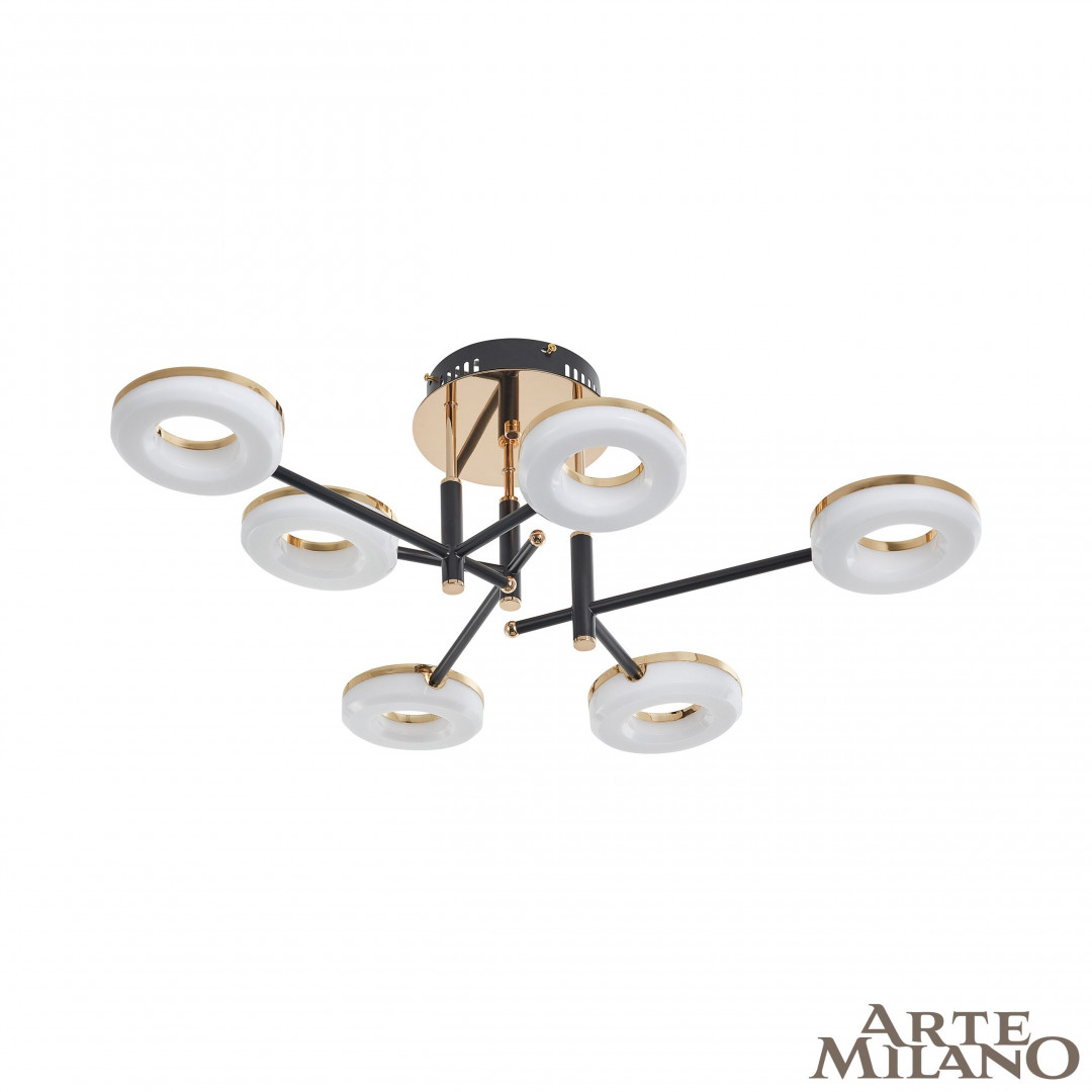 Светильник светодиодный 272999/6 BK/GD Arte Milano