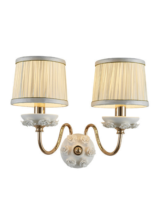 Бра Lumien Hall 1030/2W-GD-WT