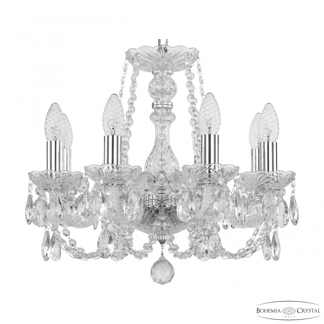 Люстра хрустальная 101/8/141 Ni Bohemia Ivele Crystal