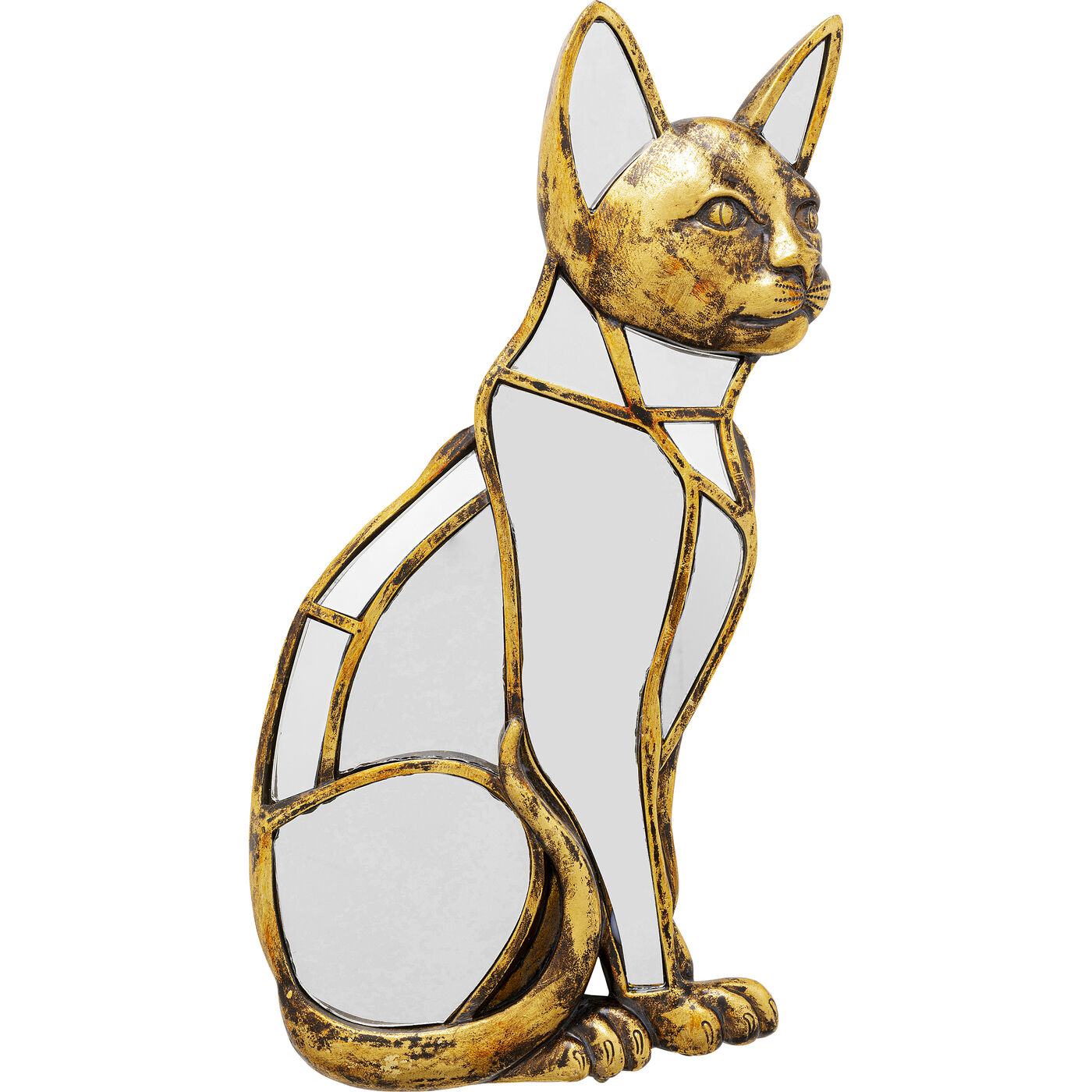Декор настенный Cat Mirror 38cm KARE 56982