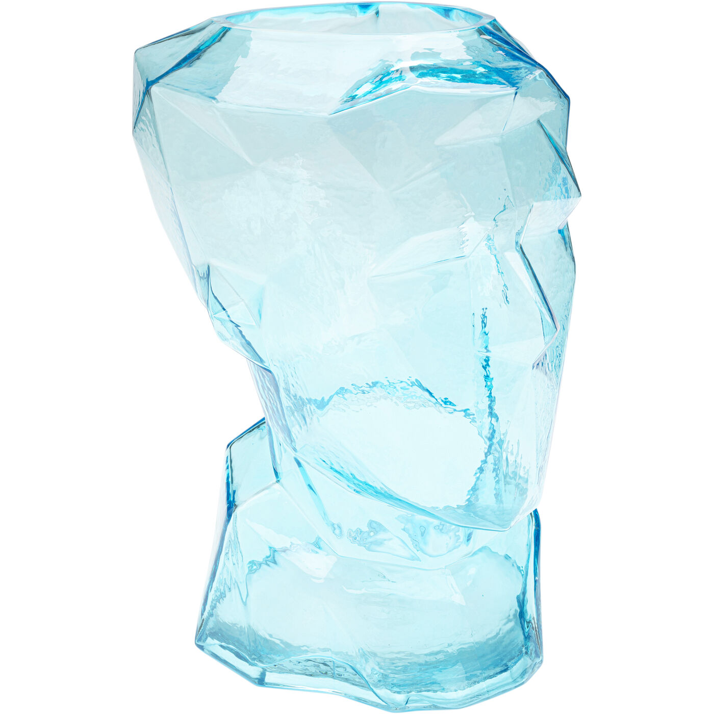 Ваза Prisma Face Light Blue 30 см KARE 56404