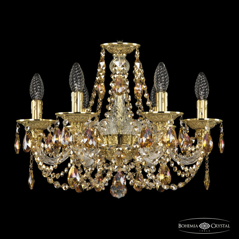 Подвесная люстра Bohemia Ivele Crystal 16106/6/165 G R777