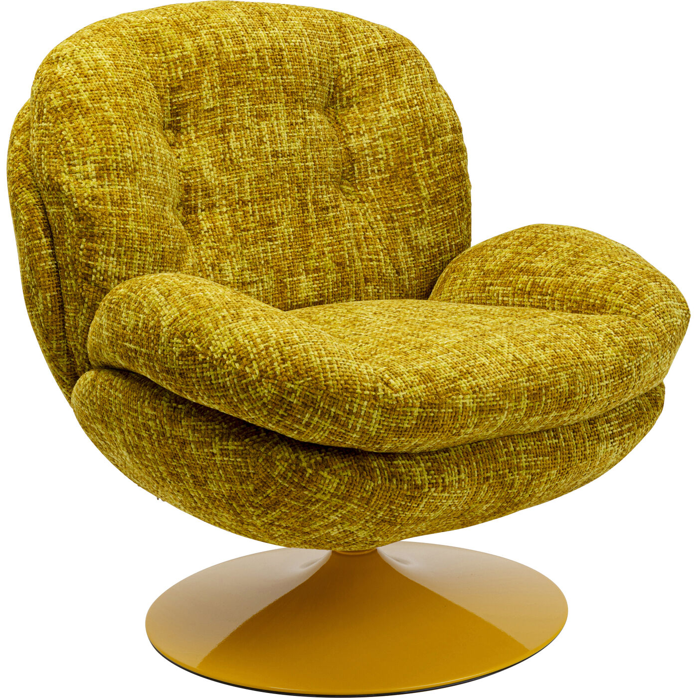Кресло вращающееся Cosy Yellow KARE 70678