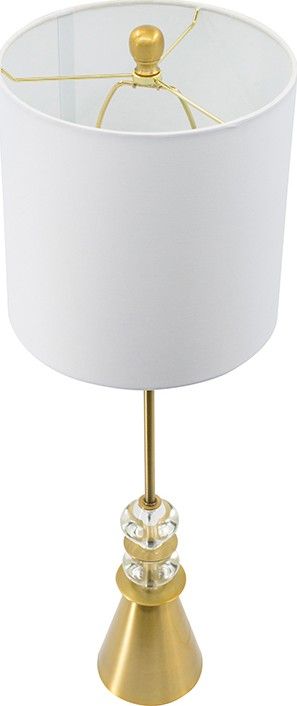 Светильник настольный с абажуром Glasar 77484CE-DS