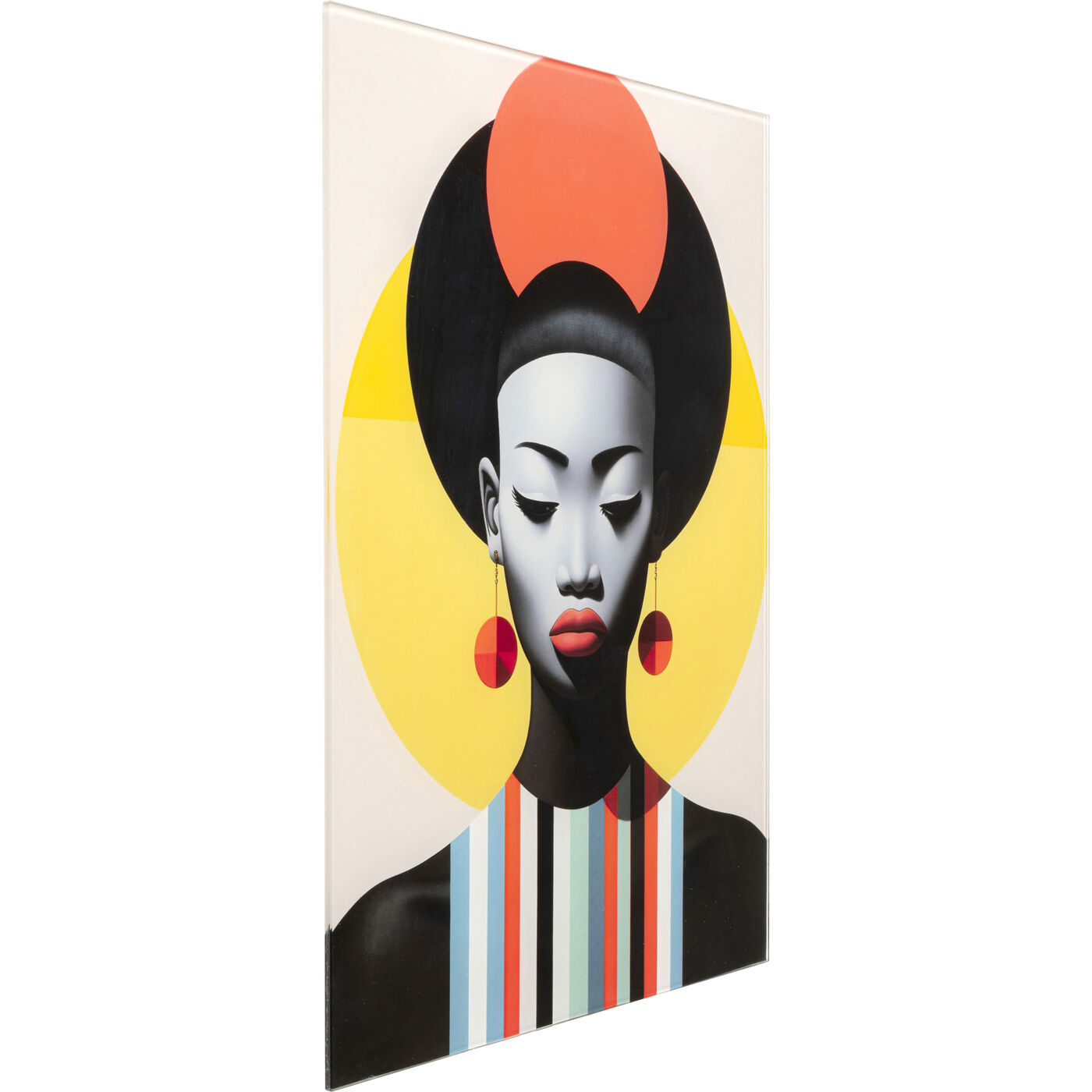 Картина стеклянная Muse Retro Lady 30x40cm (2/Set) KARE 57837