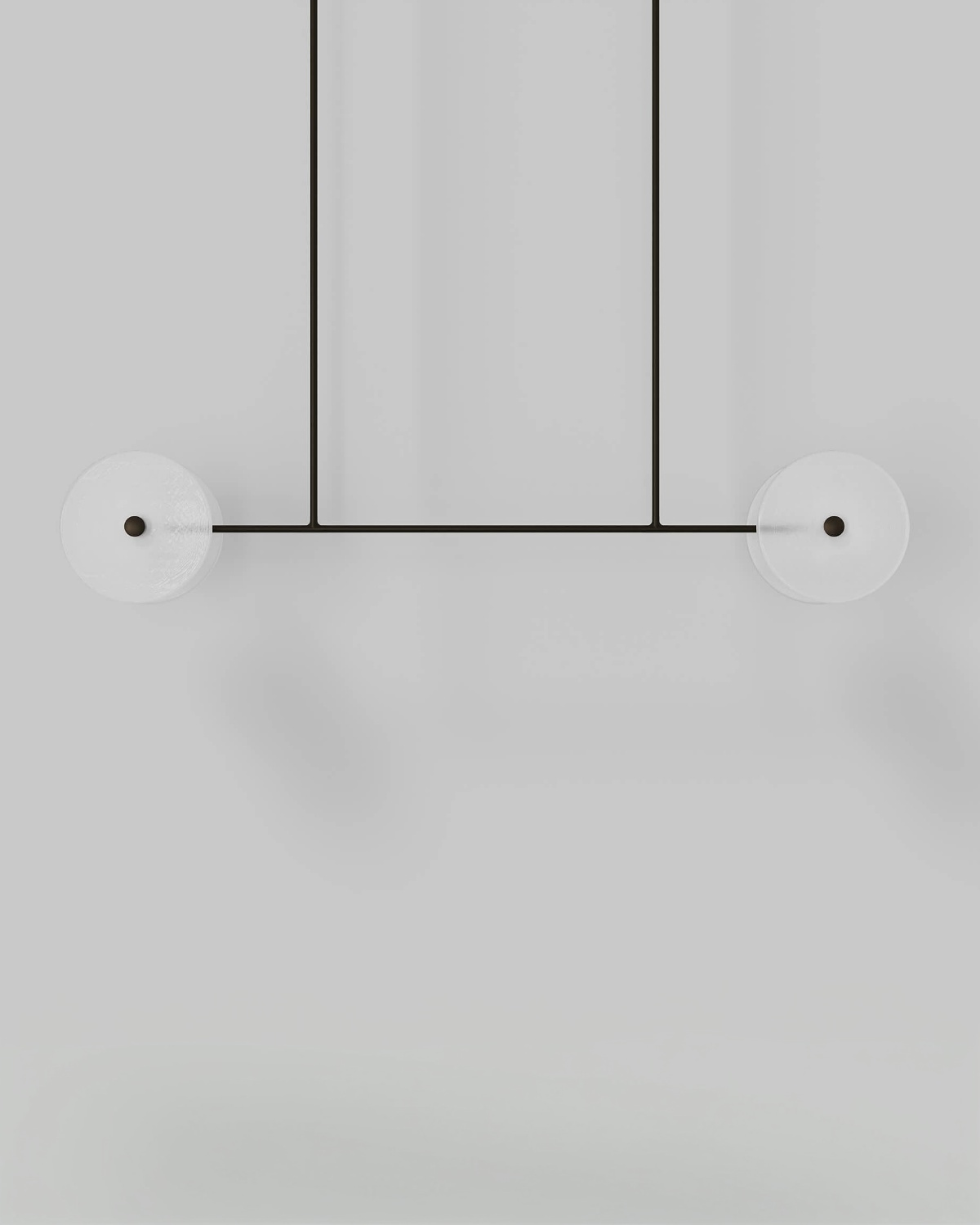 Черный линейный светильник “Милфорд” Louvre Home LLC520325XNP