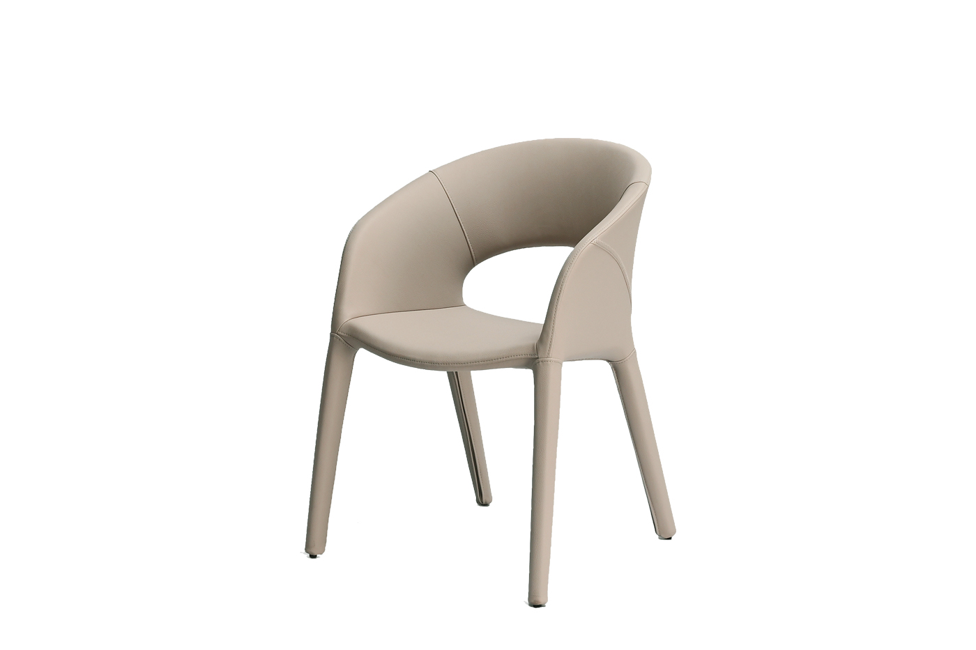 Стул обеденный экокожа бежевый Garda Decor 160KD-80200