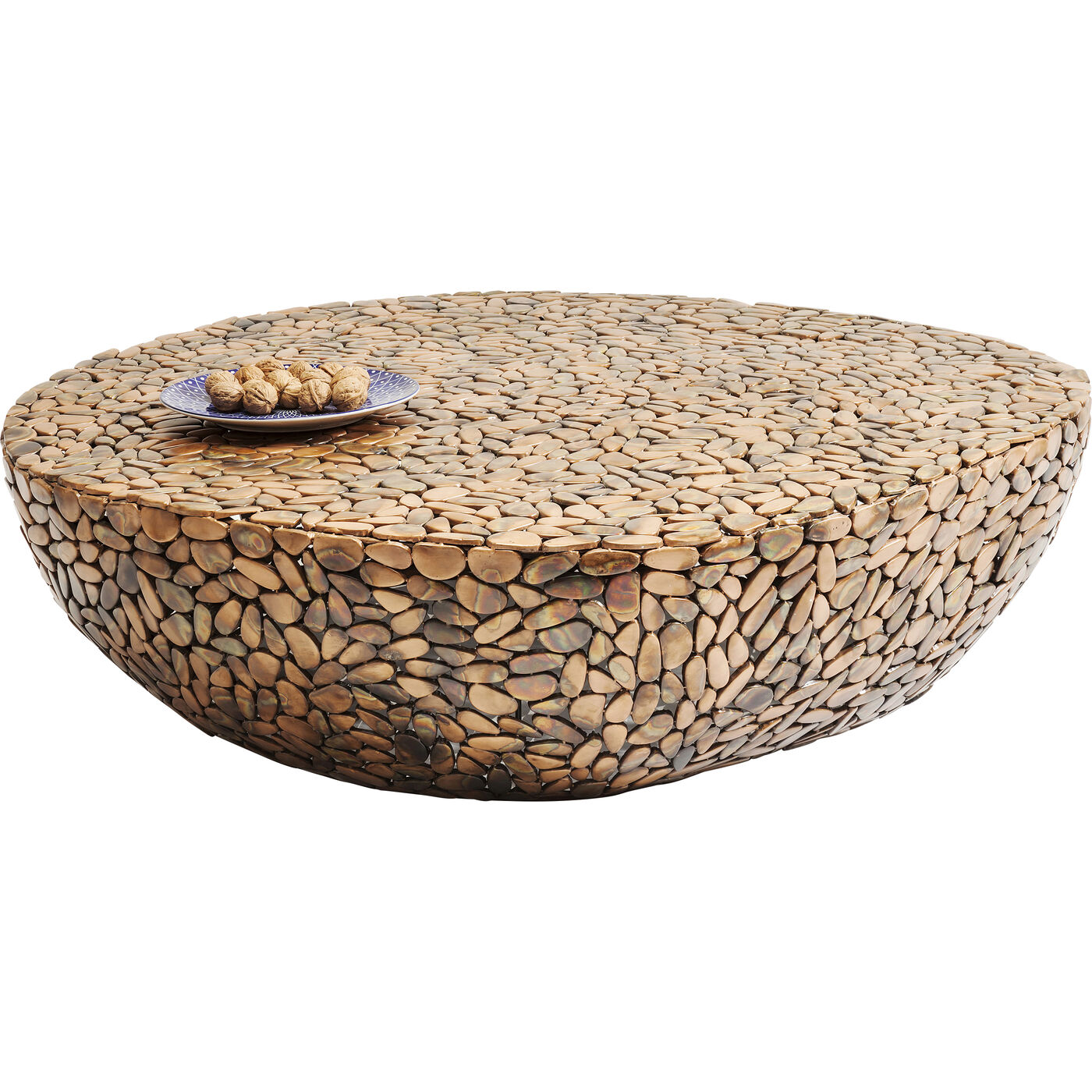 Стол кофейный Pebbles Deluxe Rusty 115x110 см KARE 82975