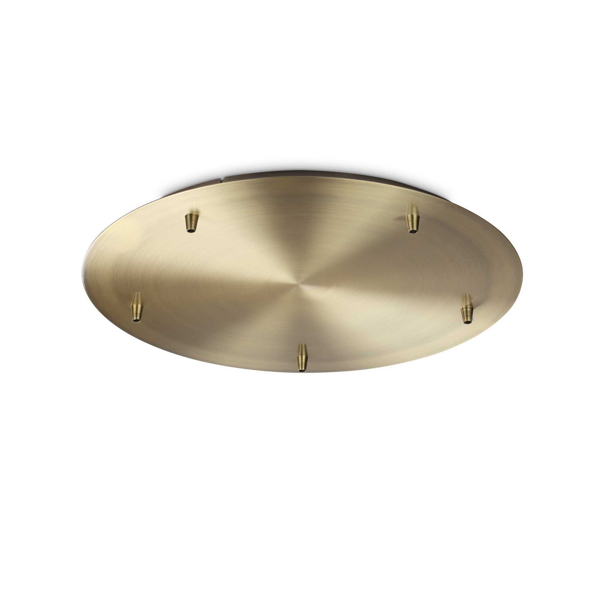 потолочное крепление Ideal Lux ROSONE STANDARD 5 LUCI OTTONE BRUNITO 285665
