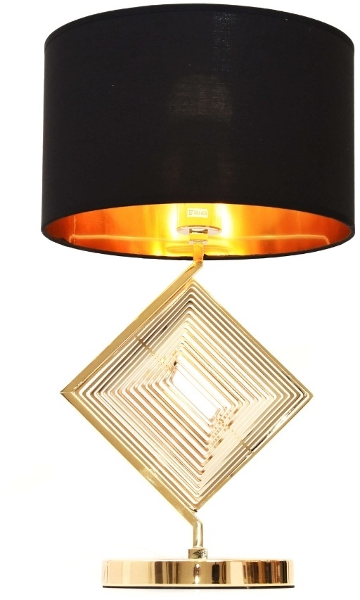Интерьерная настольная лампа Lumina Deco LDT 5529 F.GD+BK