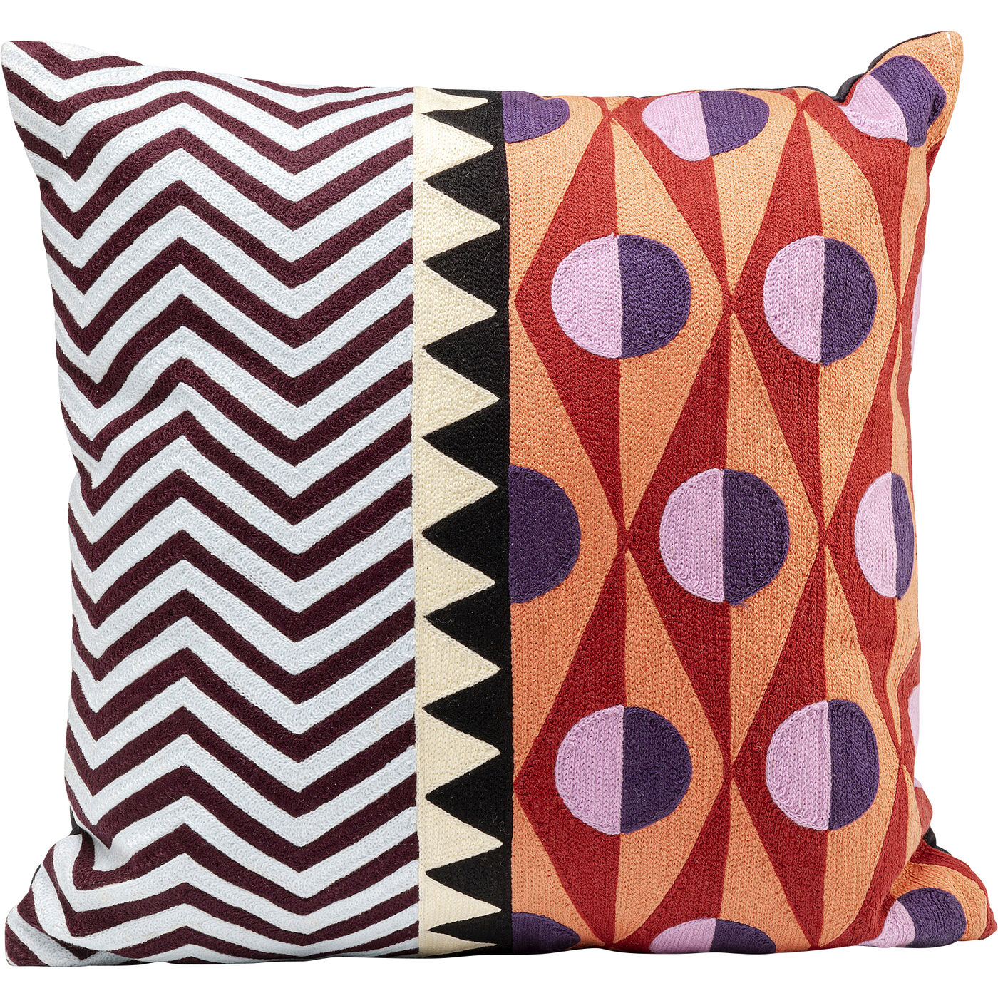 Подушка Colour Block Circles 45x45cm KARE 57269
