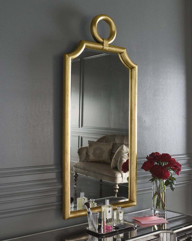 Зеркало в золотой раме Пьемонт Louvre Home LH033G