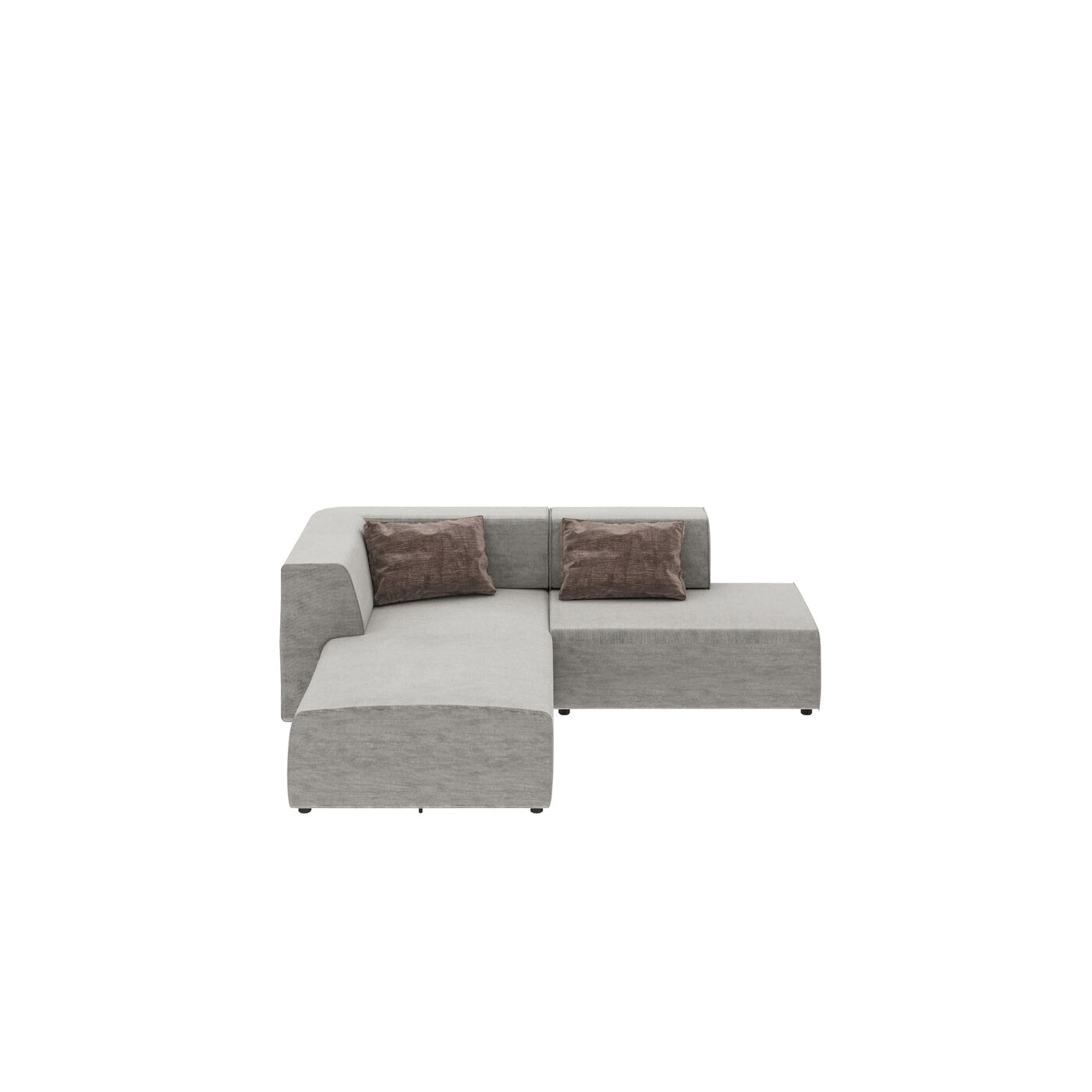 Угловой диван Infinity Boston Grey 237 см KARE 86055