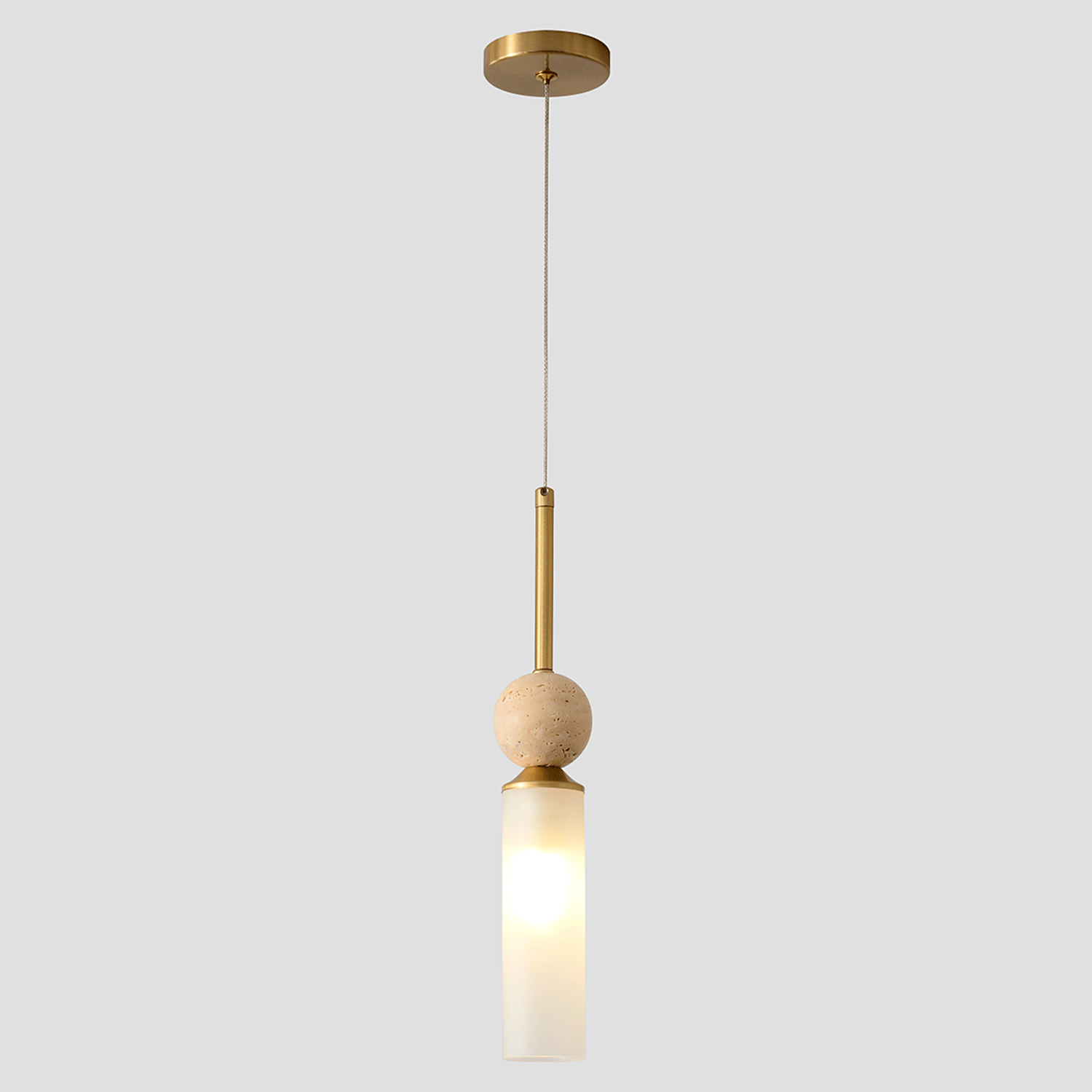 Светильник подвесной Crystal Lux SIMPLY SP1 BRASS