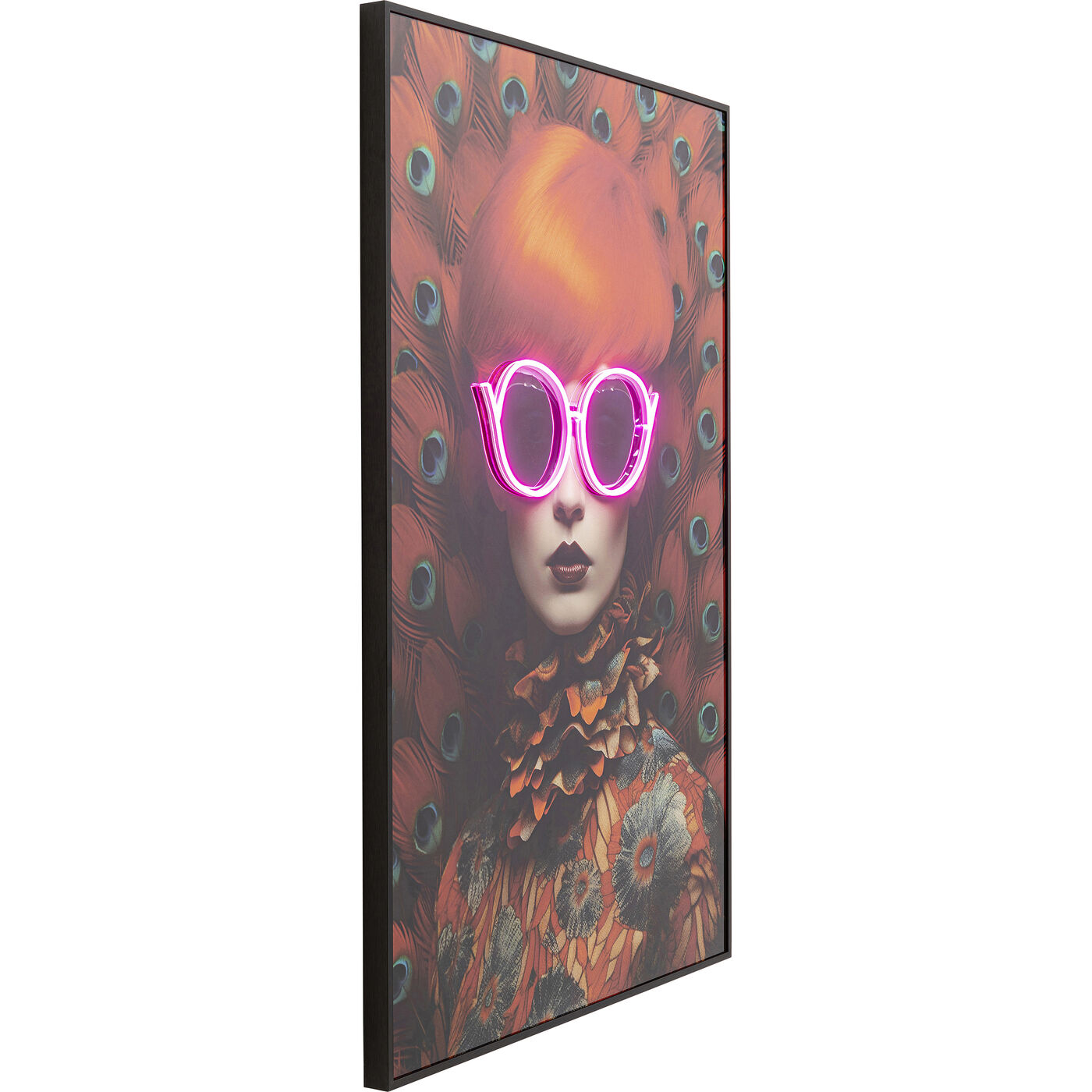 Картина Fancy Red Lady LED 120x80cm KARE 56578