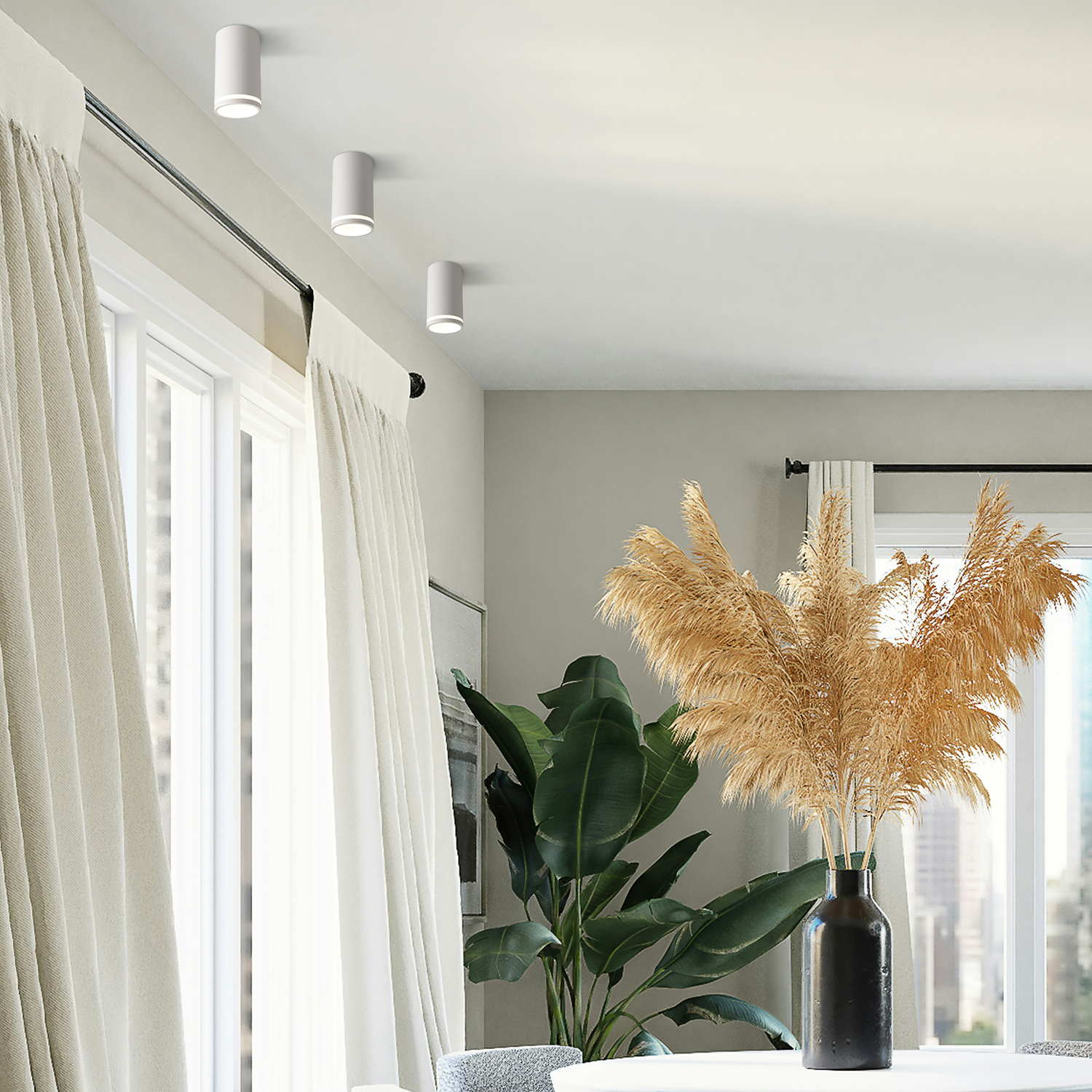 Светильник потолочный Crystal Lux CLT 072C WH