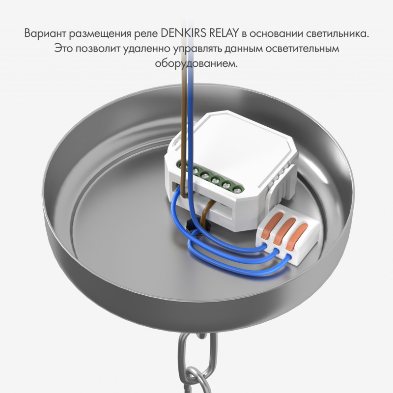 Wi-Fi реле Denkirs RL1001-SM/1