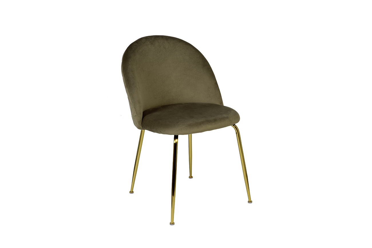 Стул велюровый аки на металлически ножка Garda Decor 30C-30177