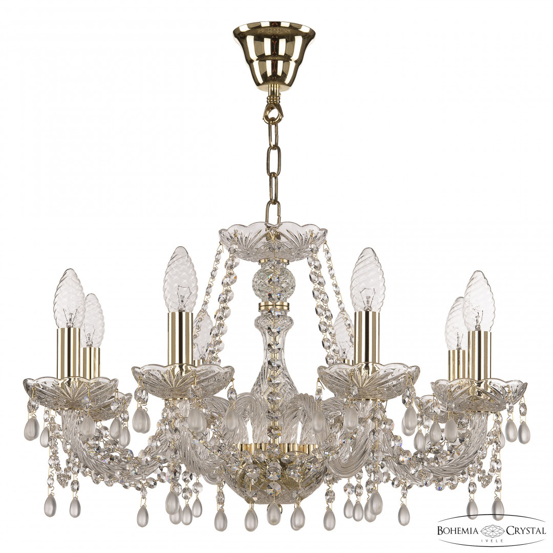 Люстра хрустальная 112/8/195 G V0300 Bohemia Ivele Crystal