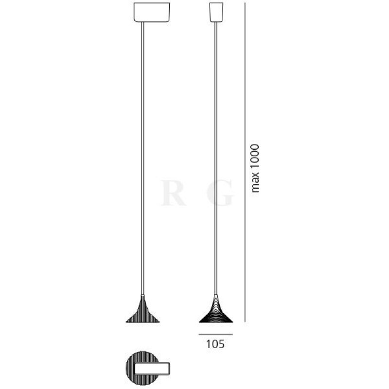 Подвесной светильник Artemide Unterlinden