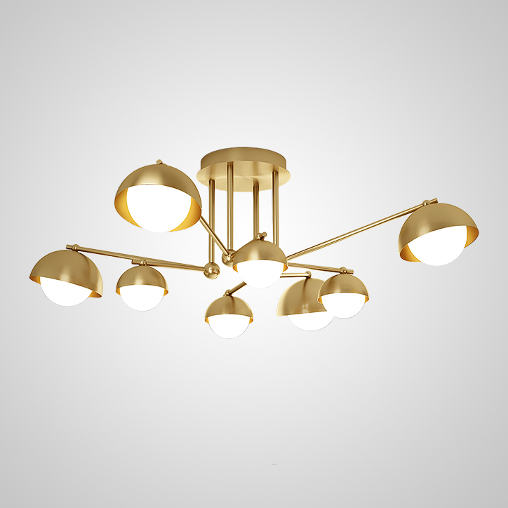 Потолочная люстра FABIANA L8 Brass by ImperiumLoft